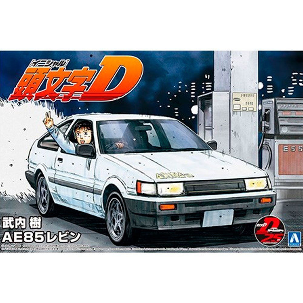 AOSHIMA INITIAL D ITSUKI TAKEUCHI AE85 LEVIN - IRION Juguetería -  AOSHIMA INITIAL D ITSUKI TAKEUCHI AE85 LEVIN - IRION Juguetería -